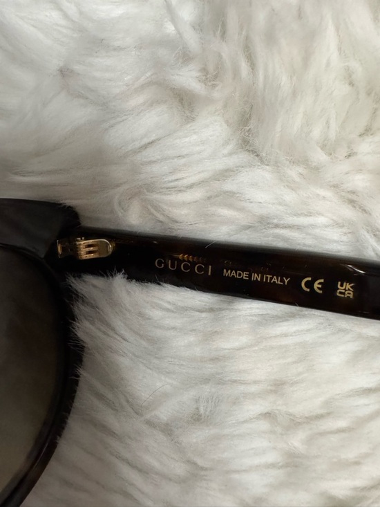Gucci Dark Brown Cat Eye Sunglasses main image 11